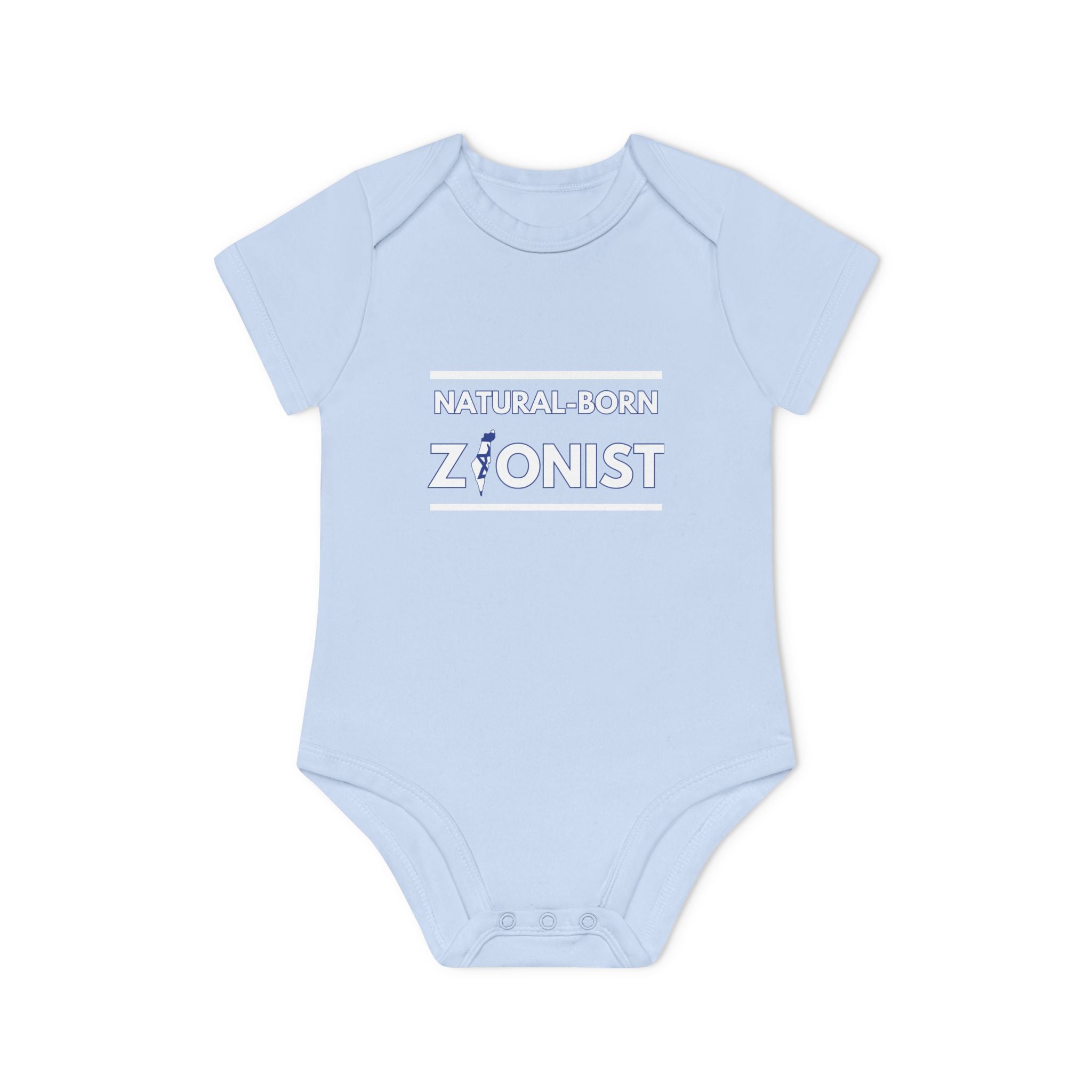 Natural-Born Zionist Organic Baby Bodysuit