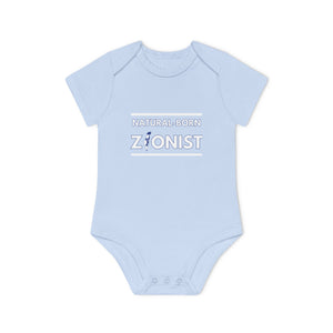 Natural-Born Zionist Organic Baby Bodysuit