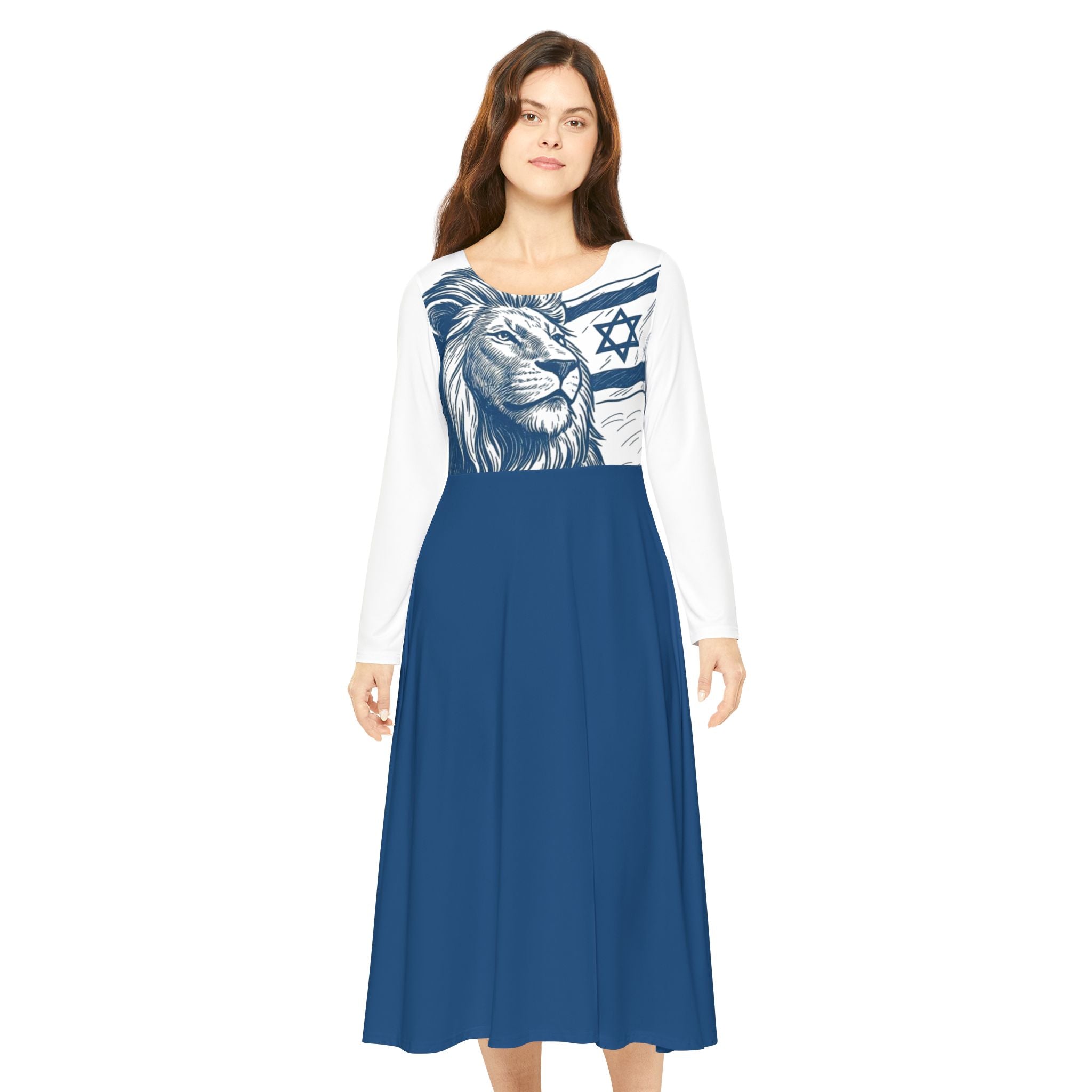 Elegant Israeli Lioness Dress