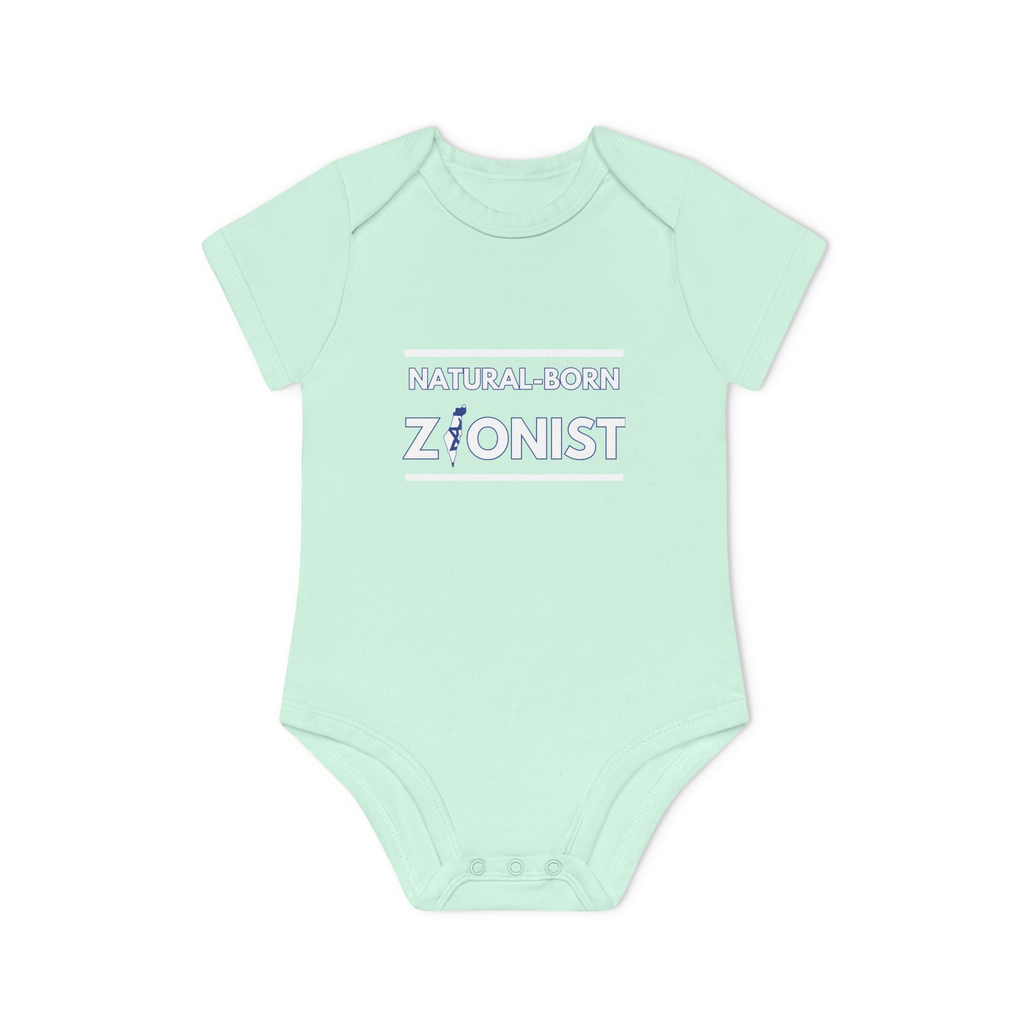 Natural-Born Zionist Organic Baby Bodysuit