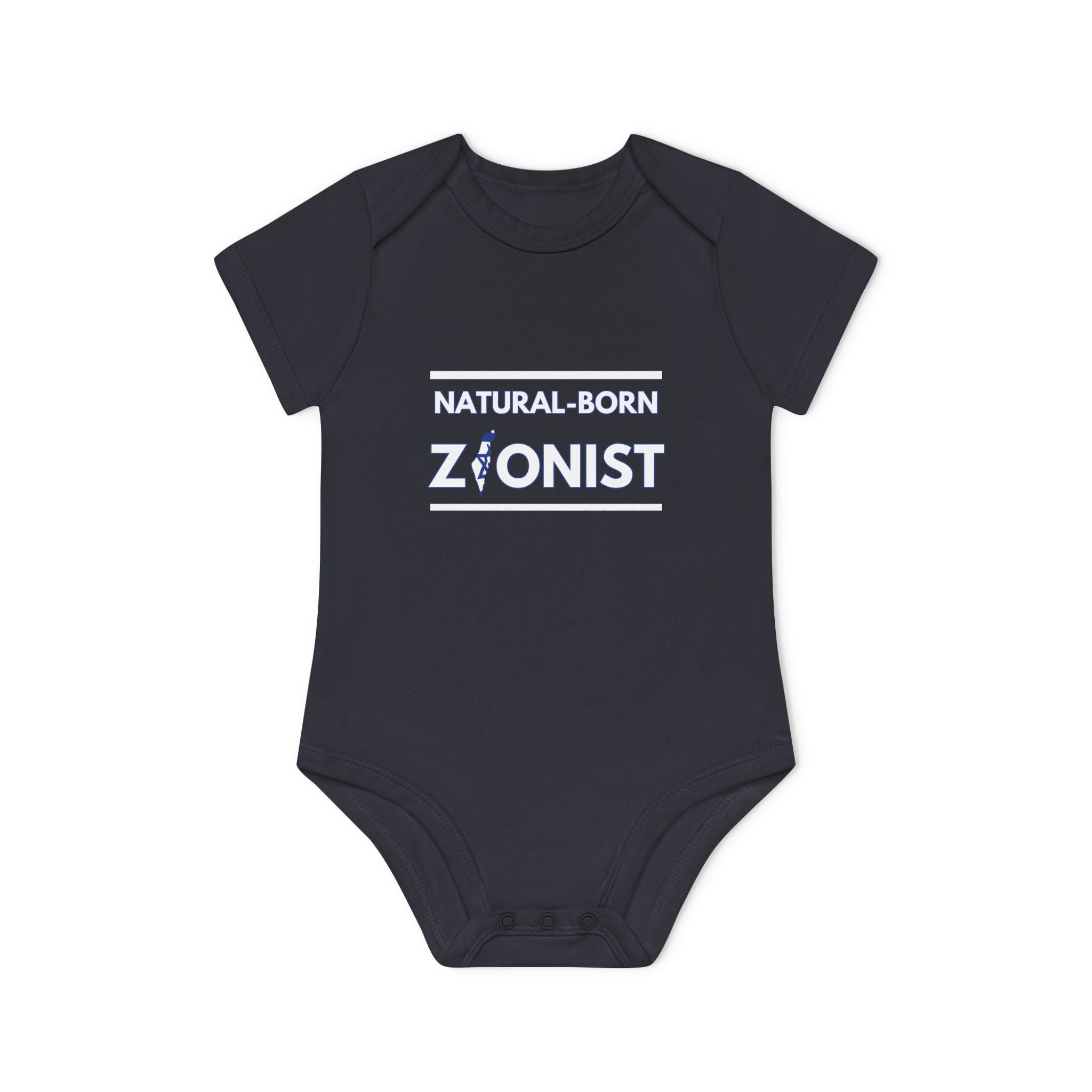 Natural-Born Zionist Organic Baby Bodysuit