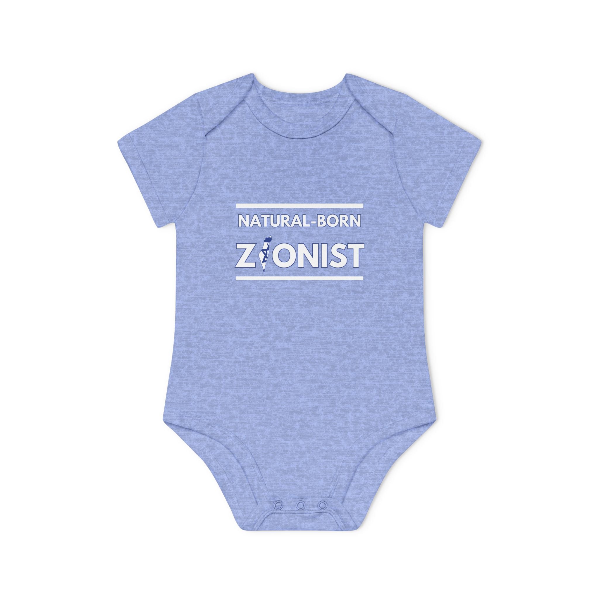 Natural-Born Zionist Organic Baby Bodysuit