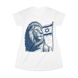 Lion Pride T-Shirt Dress - Celebrate Strength and Heritage