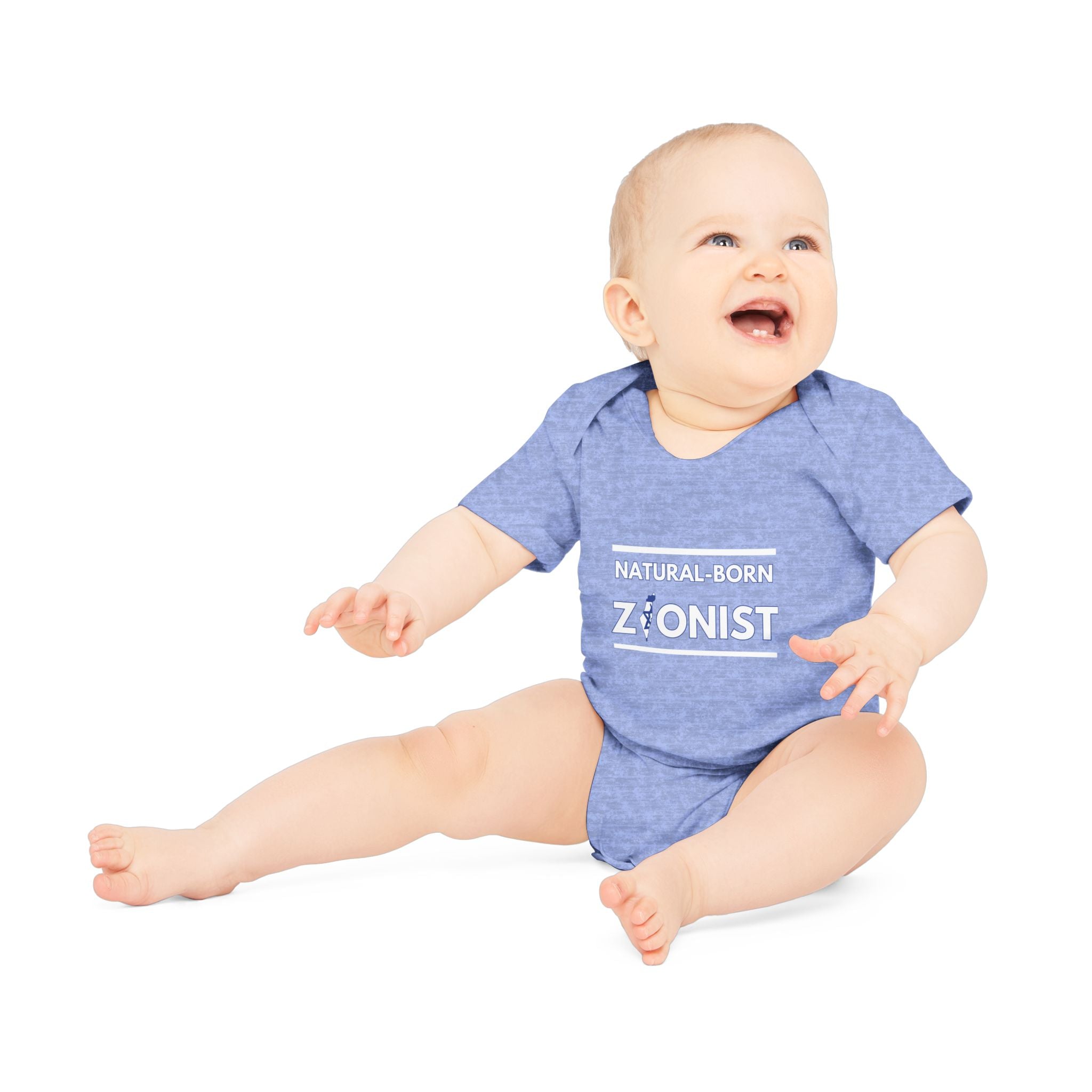 Natural-Born Zionist Organic Baby Bodysuit