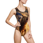 Load image into Gallery viewer, Roaring Lion One-Piece Swimsuit
