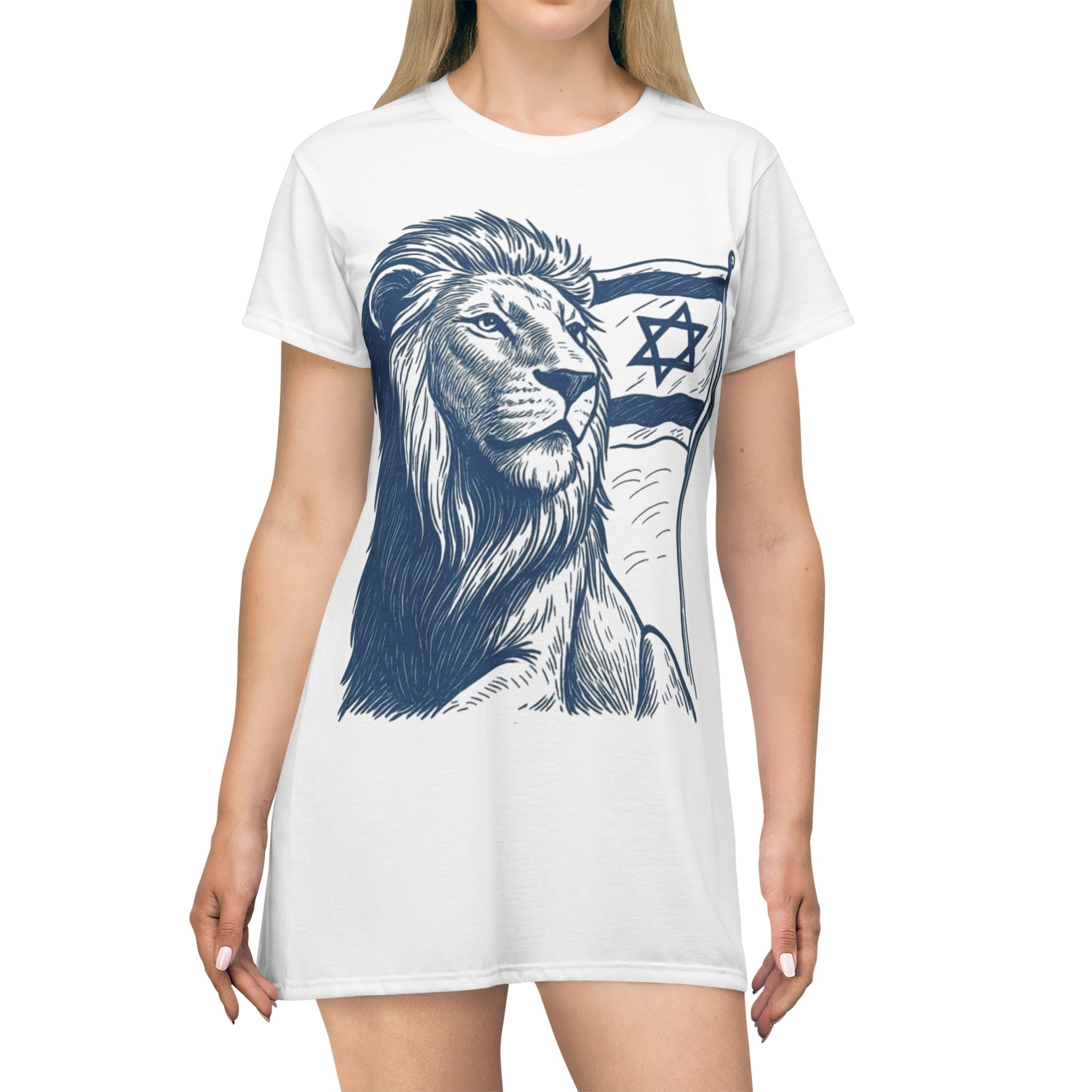 Lion Pride T-Shirt Dress - Celebrate Strength and Heritage