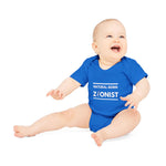 Load image into Gallery viewer, Natural-Born Zionist Organic Baby Bodysuit
