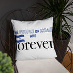 Load image into Gallery viewer, The People of Israel Are Forever Throw Pillow

