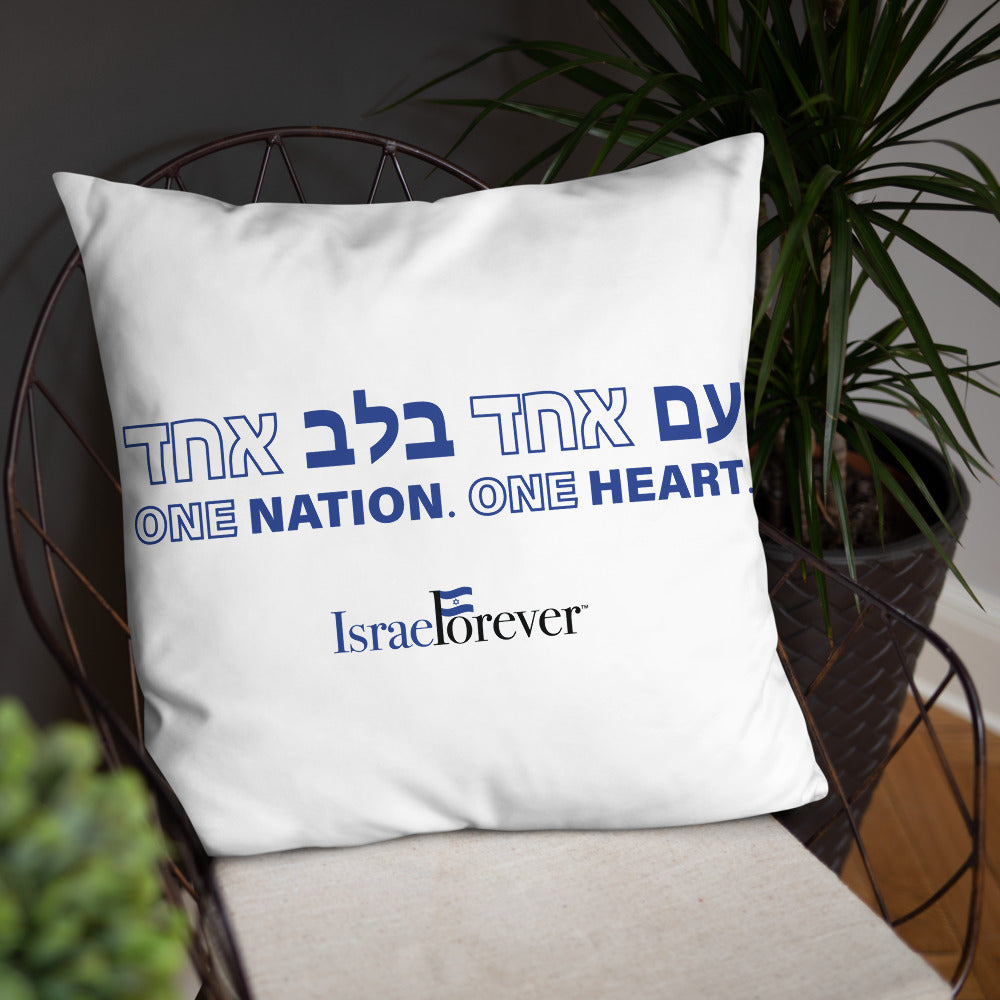One Nation One Heart Basic Pillow